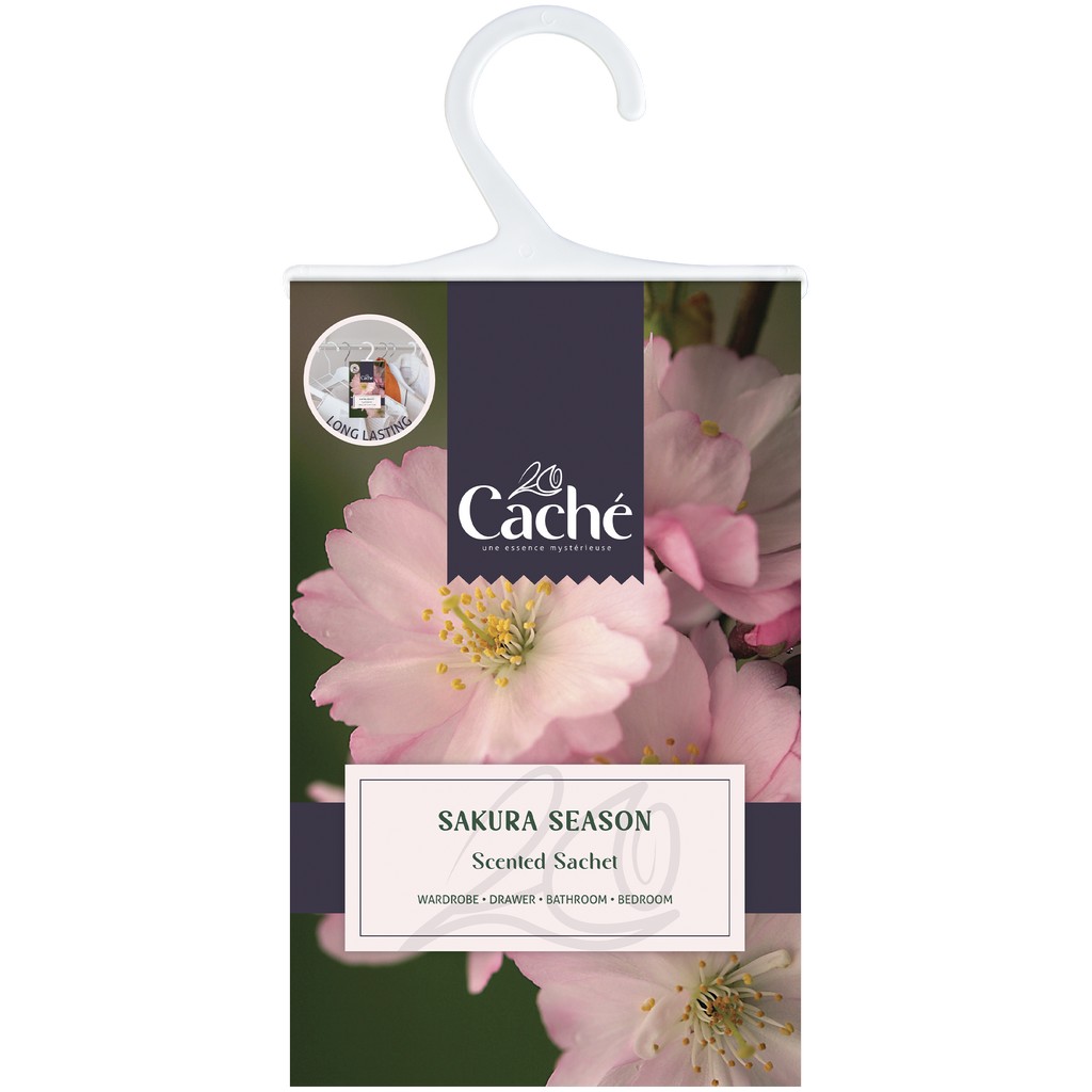 Cache_Koku Kesesi_Sakura_Sunum CACHÉ FRAGRANCE SACHETS SAKURA SEASON 21 GR – Image 1