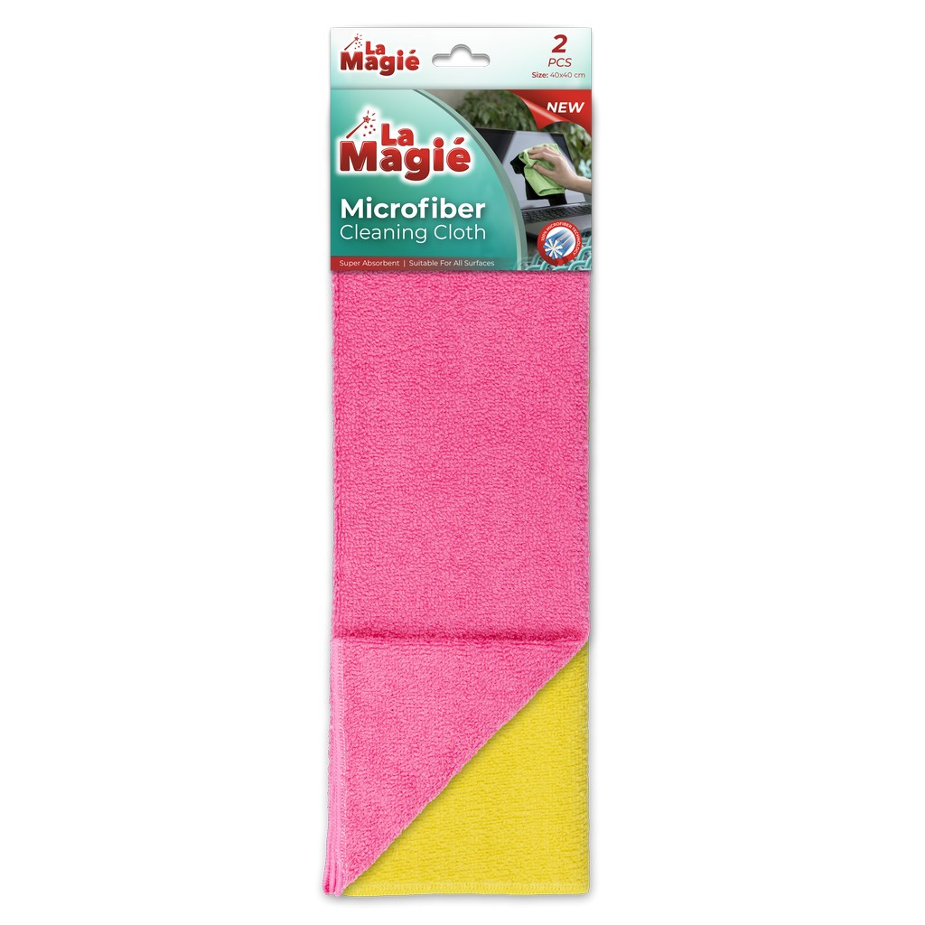 I╠çkili_1 LA MAGIÉ MICROFIBER CLEANING CLOTH 2 PIECES — изображение 1