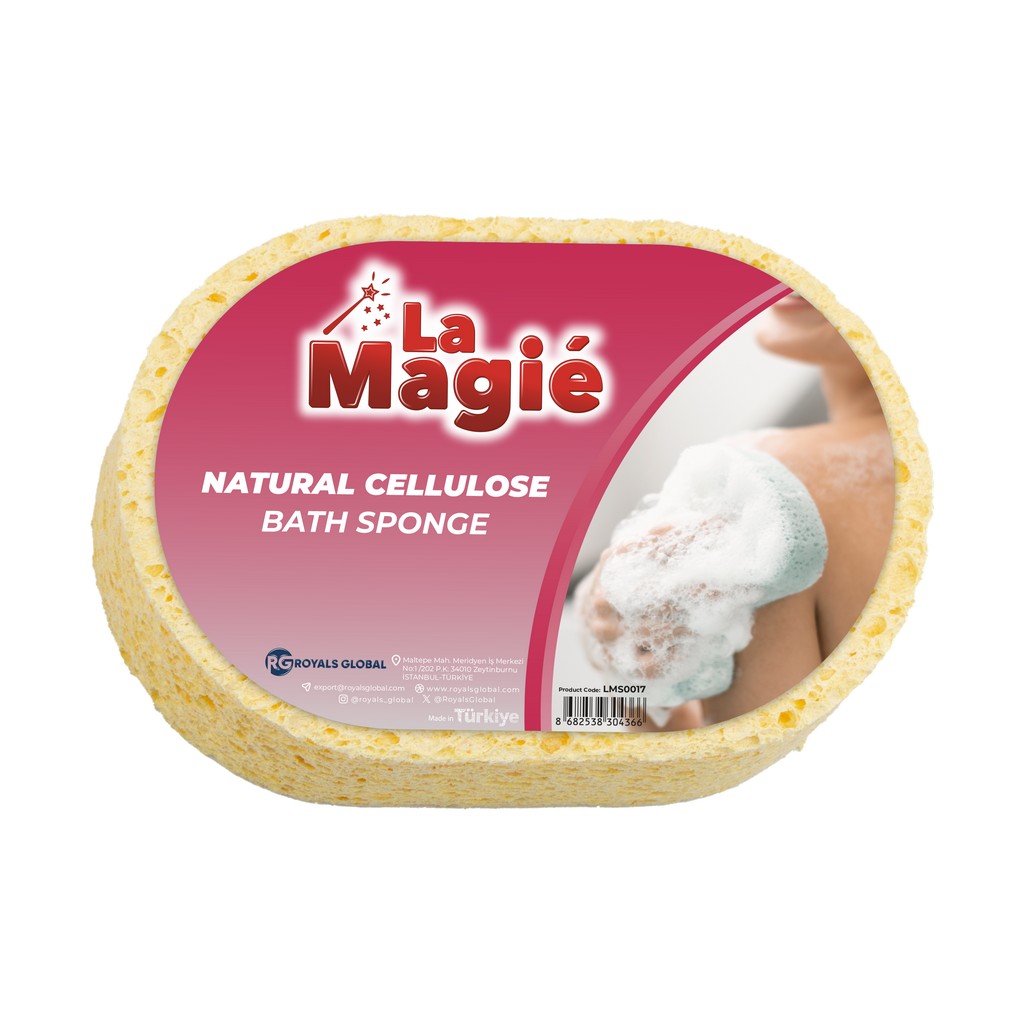 Selu╠êlozik Banyo Su╠êngeri NATURAL CELLULOSE BATH SPONGE - Imagen 1