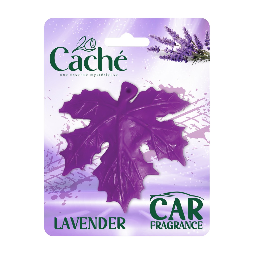 Yaprak Otomobil Koku Lavander CACHÉ CAR FRESHENER LEAF 20 GR LAVENDER - Imagen 1