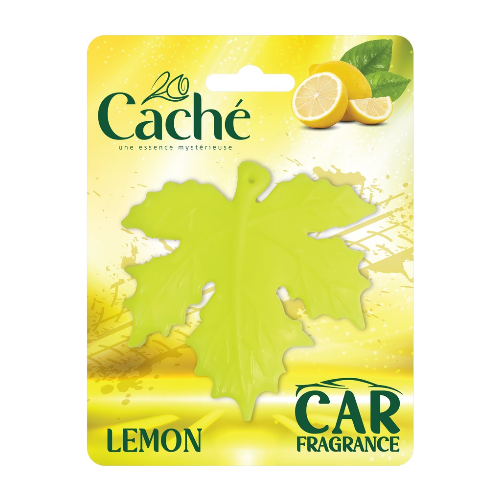 Yaprak Otomobil Koku Lemon CACHÉ CAR FRESHENER LEAF 20 GR LEMON - Imagen 1