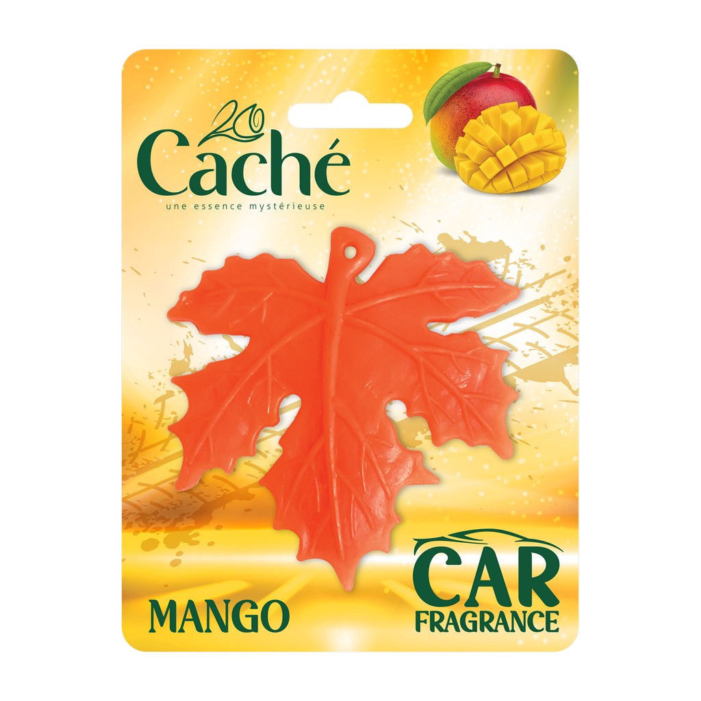 Yaprak Otomobil Koku Mango CACHÉ CAR FRESHENER LEAF 20 GR MANGO - Image 1