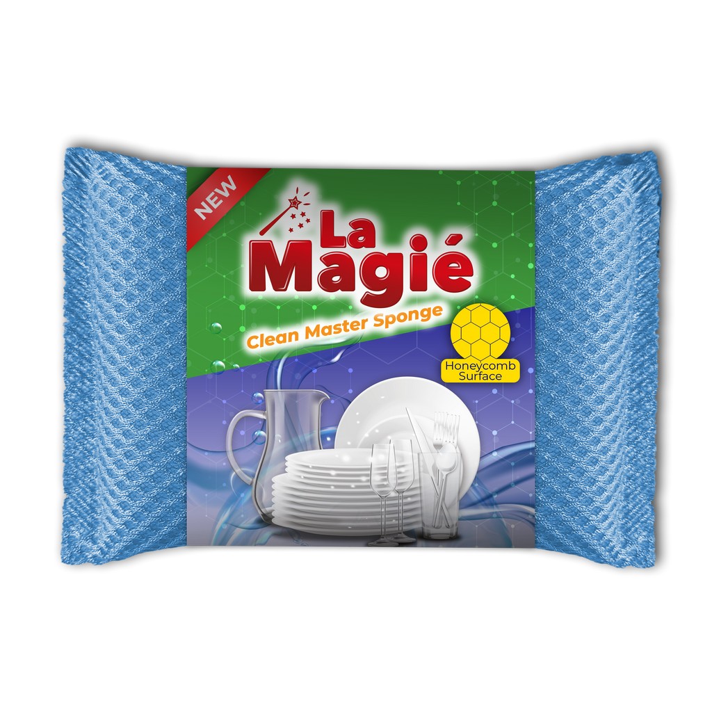 nano sponge Mavi LA MAGIÉ CLEAN MASTER SPONGES 1 PIECE - Image 1